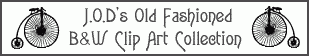 JOD's Old Fashioned Black and White Clip Art Collection