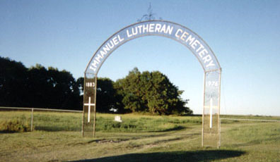 Immanuel Lutheran Cemetery Sign