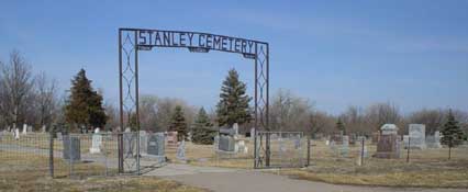 Old Stanley Cemetery Sign