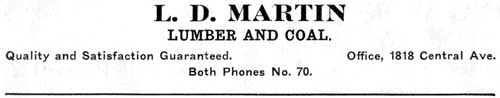 L. D. Martin Lumber and Coal