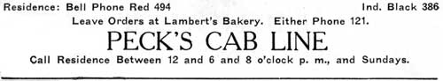 Peck's Cab Line