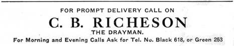 C. B. Richeson, the Drayman