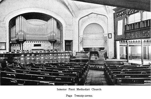 Interior view, Methodist Church