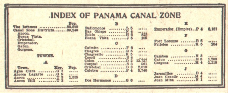 Panama Canal Index