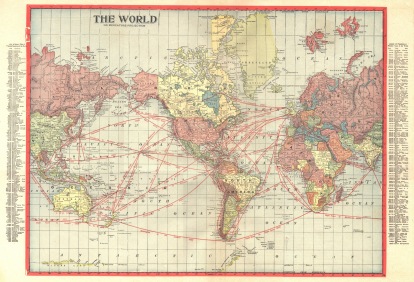 World map, links to larger version.