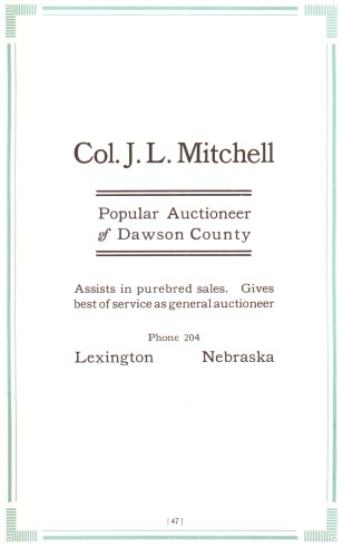 Col. J.L. Mitchell