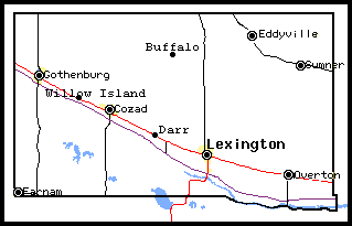 Dawson  County Map