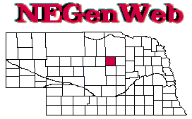 Nebraska state map
        with Garfield County highlighted