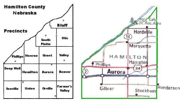 Hamilton  County Map