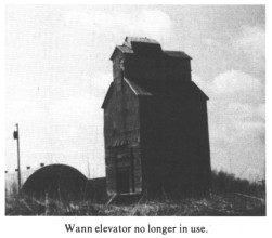 Wann elevator no longer in use.