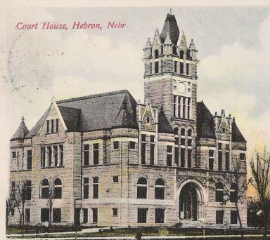 Court House, Hebron, Nebr. - 1910